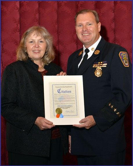 Honors LBFD Chief Richard Corbett 